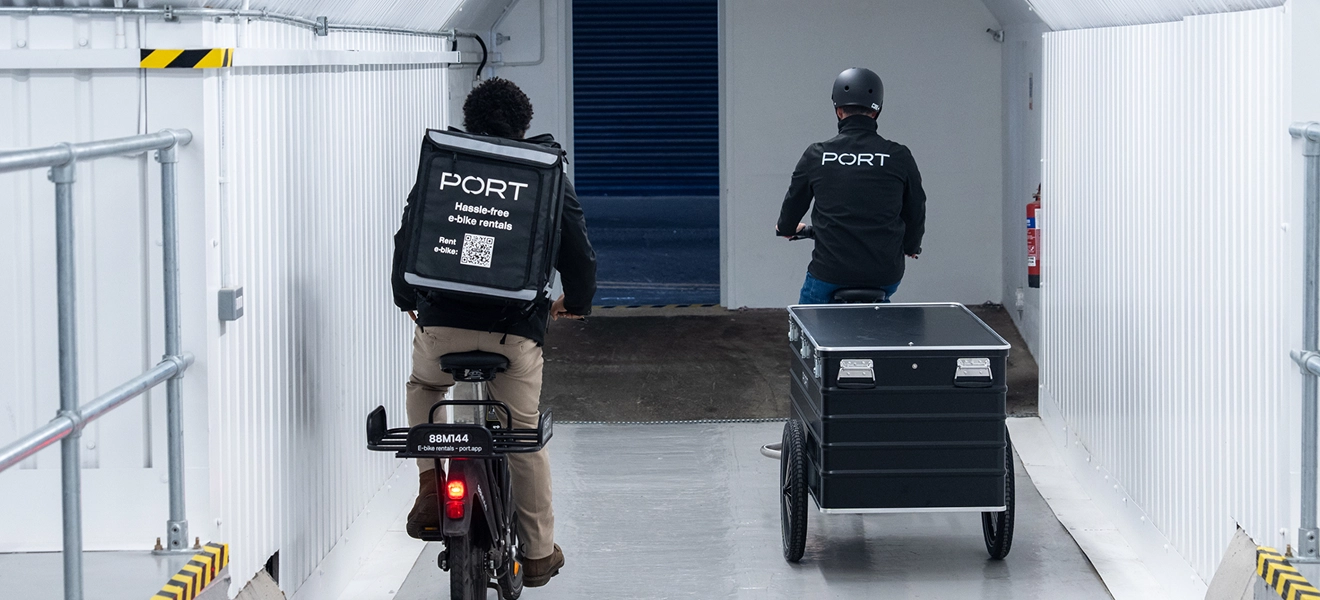 Couriers taking off PORT facility